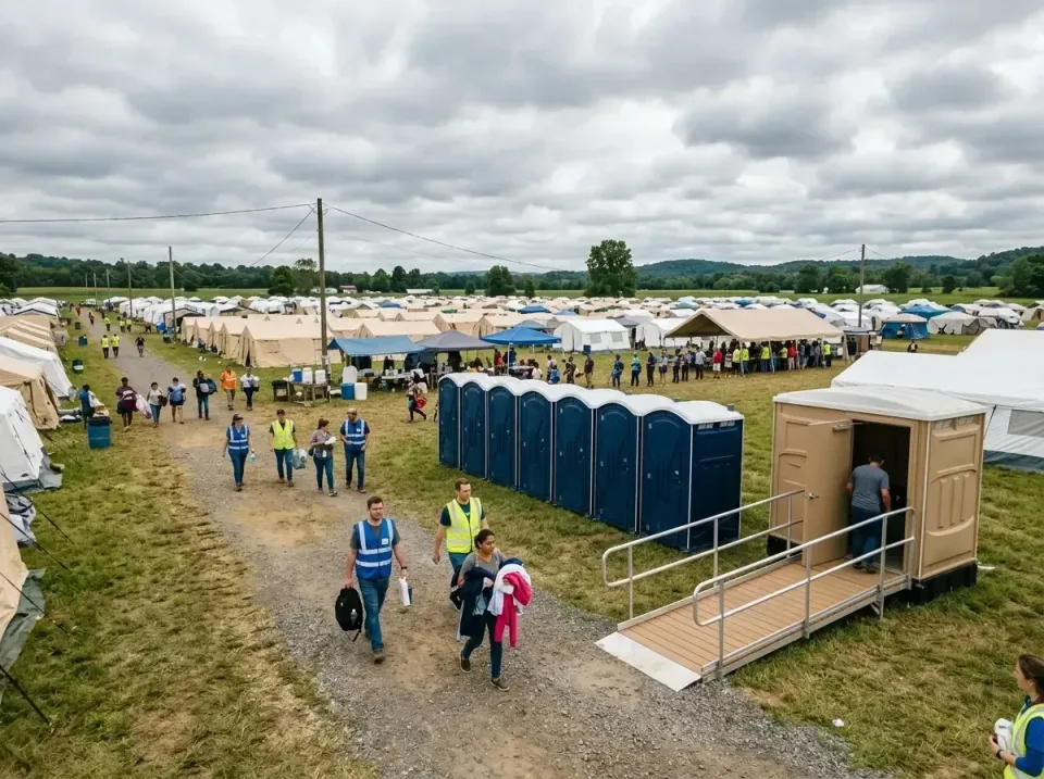 disaster-relief-camp-restrooms-010 — frequently asked questions, Dumpster & Portable Bathrooms Rental in Brighton, IL